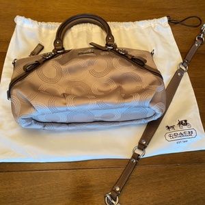 Coach Madison Dot OP ART Sophia Satchel Bag